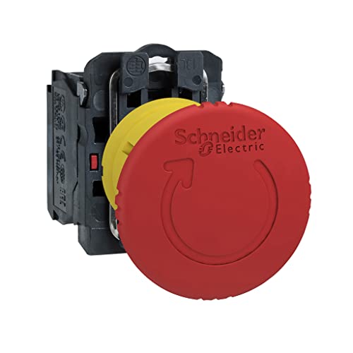 Emergency Stop Push Button, Plastic, Red