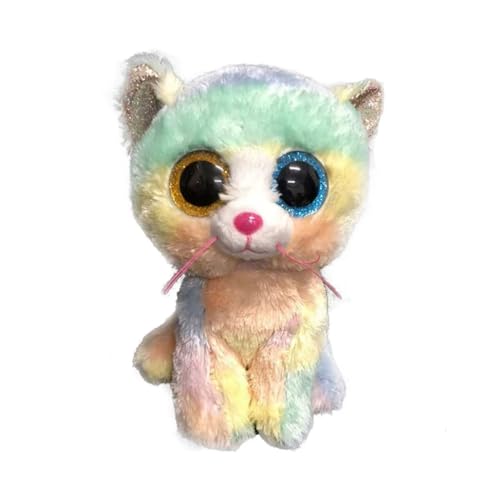 Beanie Baby Heather Cat Stuffed Plush Doll (6inch)