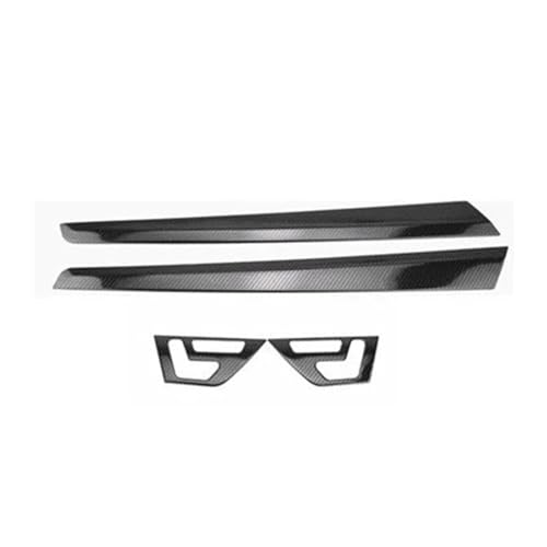LPWMCFKP Door Panel Trim Strip Sticker Compatible for Mercedes Benz E Class Coupe W207 C207 W20 E200 E260 E300 2009-2013 Carbon/Silver Car Styling Interior Accessories(2 Door E Class b)