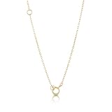 Amazon Essentials IGI Certified 0.5 Carat Solitaire Lab Grown Diamond Pendant Necklace in Solid 14k Yellow Gold - Gold Pendant Necklace - Pendant Necklace for Women - Adjustable with 16" Chain with 2" Extender