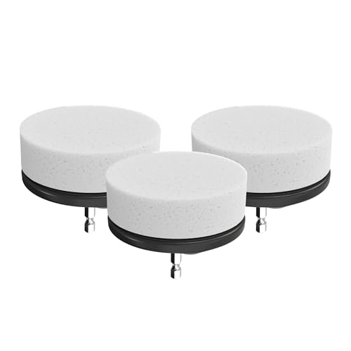 Dirt Devil Foam Sponge Pad Cleaning Set, 3 Piece, 3.5" Sponges, for Use on Glass, Mirrors, Hardwood and More, Soft and Absorbent, Cleaning Sponge Drill Attachment
