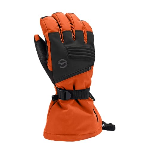 Gordini Men's Gore-Tex Storm Glove, Rust/Black, Medium