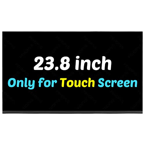 PEHDPVS Replacement for Lenovo 5D10W33973 MV238FHM-K10 60HZ 30Pins 1920x1080 23.8" LED LCD Screen Display Assembly (Only for Touch Screen)