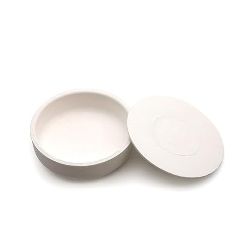 ZZCYLIUXY Lab Zirconia Crowns Sintered CAD Crucible Roud Shape Holding Beads in Oven Furnace Crucible with Cover(110-100)