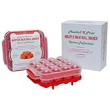 Meatball X Press - Meatball Maker & Stacking Storage Tray System - Kitchen Professional - 32 Meatball Product