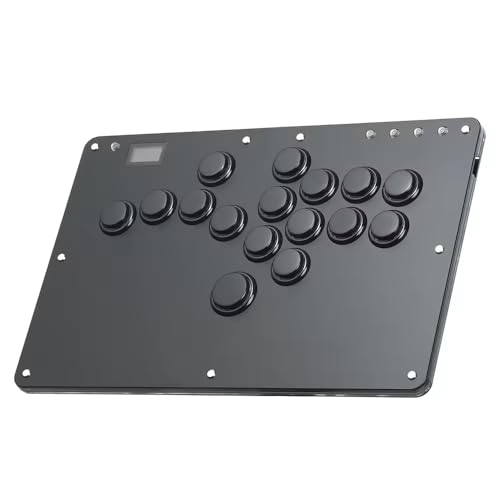 HITBOXHaute42 Joystick Arcade Hitbox Controller Button Rim leverless Arcade Stick Controller For PC/ Ps4 / ps5/Steam Fightstick Arcade (Color: R16 1.5M3M)