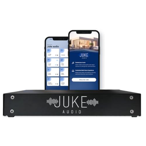 Juke-8: 8 Zone Multi-Room Amplifier | Stream Wirelessly via Airplay 2, Spotify Connect, Bluetooth, DLNA | App Controlled Audio System