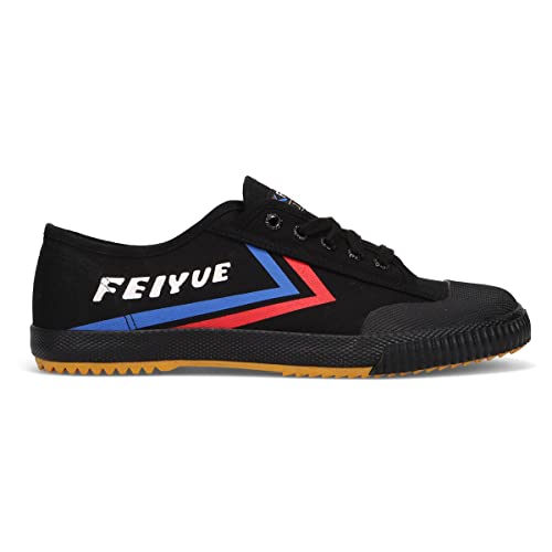 FEIYUE Fe Lo 1920 Low Top Canvas Performance Shoe with Rubber Sole Everyday Fashion Sneaker Black