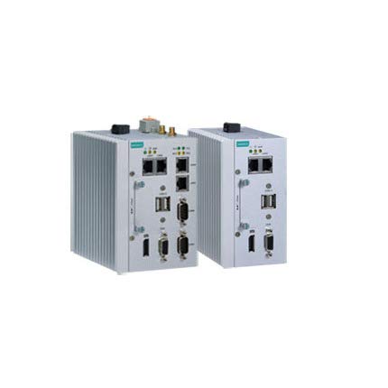 Moxa MC-1111-E2-T x86 Embedded Computer with Atom 2-core E3826 Processor, 2 GB RAM, VGA, 2 USBs, 2 GigaLANs, 1 CFast Socket, 1 SD Slot, Display Port, 9 to 36 VDC Power
