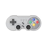 Cenxaki Switch Controller for Nintendo Switch, Wireless Switch Gamepad Compatiable for NS/Switch OLED/Windows PC Classic SNES Style Controller with Motion Control/Vibration/Turbo/Wakeup - Gray