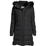 Lands' End Womens Down Winter Coat Black Plus 3x