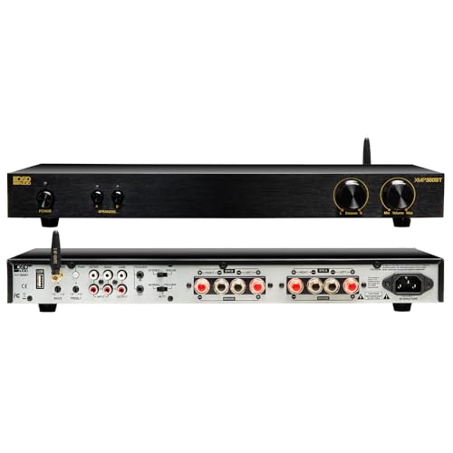 OSD Audio OSD XMP300 GEN2 2X 300W Class D High Power Stereo Amplifier, Bass and Treble Control 90 dB SNR