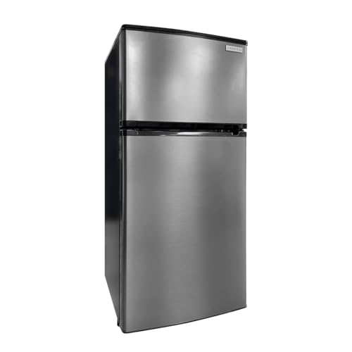 Everchill 2022302335 4.5 Cubic Foot 12 Volt Stainless Steel Refrigerator - Right Hand Hinge