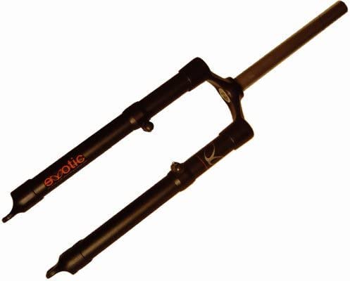 CarbonCycles Exotic Light Weight Rigid Alu MTB Fork, Disc Brake & V Brake, 44.5cm for 26in Wheel