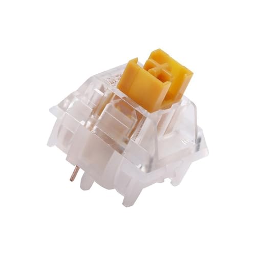 Gazzew U4Tx RGB Half-Thock Pre-Lubed Silent Tactile Switch for Custom Mechanical Keyboard(110PCS)