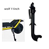 Electric Scooter Foot Support Bracket, Compatible with Kaabo Wolf King GTR Wolf X Electric Scooter Ground Support Parts Replacement (11 inch foot support bracket (black))