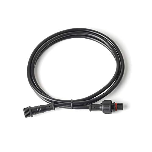 BTF-LIGHTING 5PCS 9.84ft 3meter 2 Pin 0.32mm²/22AWG IP65 Extension Cable Wire with Male and Female Connectors at Both Ends for Single Color 5630 5730 5050 etc LED Strip 15mm nut Small Size