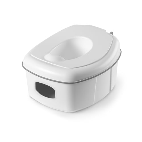 Chicco Chicco 3-in-1 Potty Training System, Toddler Training Potty, Toilet Topper, Step Stool, Easy-Clean, Anti-Slip Base, Adjustable Spray Shield