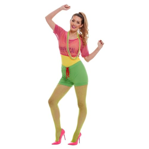 Smiffys Let's Get Physical Girl Costume Size: Large