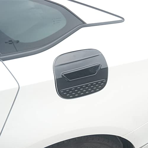 Sport Style Gloss Black Fuel Tank Cover Oil Cap Gas Cover Trim for Honda Accord Sedan 10th 2018 2019 2020 2021 2022 (Gloss Black)