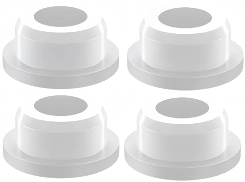 wulikanhua 4 Pcs Rubber Sink Overflow Cap,Sink Overflow Hole Cover, Kitchen Bathroom Sink Hole Round Overflow Cover,Kitchen Bathroom Basin Trim Rubber Material, Reusable
