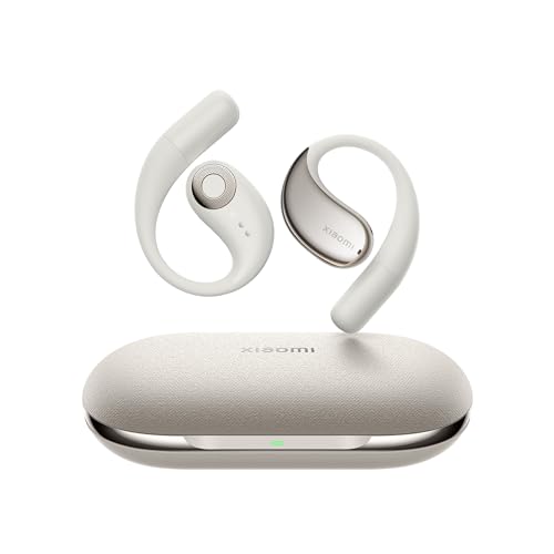 Xiaomi OpenWear Stereo Hi-Res LHDC Earbuds, 17x12mm Dynamic Driver, Up to 38.5h Battery Life, Dual-mic with AI Noise Reduction (Sandstone Beige)