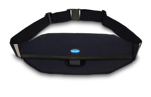 Tune Belt SP2 Running Belt, Slim Waist Pack Holder with Secure Zip Pocket, Sweatproof Storage, Non-Chafing, Fits Large Phones, Easy Access, Money Belt for Men & Women