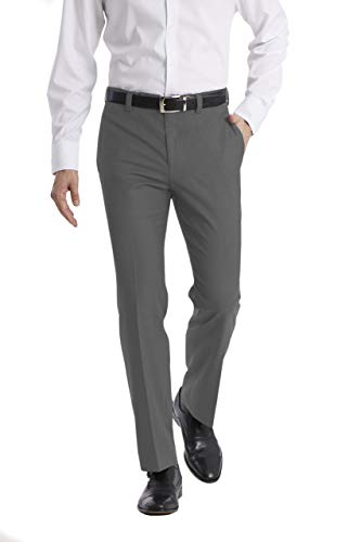Calvin Klein Men's Modern Fit Dress Pants | Suit Pants for Men | Performance Stretch Fabric, Flat Front, Ready-to-Wear, Multiple Colors