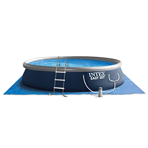 INTEX Inflatable Above-Ground Swimming Pool, Easy Set 15ft x 42in w/Filter Pump & Ladder