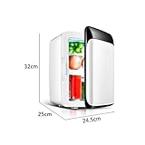 EFVWOE Small refrigerator for bedroom 10L Mini Car Refrigerators Portable Cooling Warming Fridge Freezer Cooler Travel Warmer for Auto Use Outdoor Picnic Travel