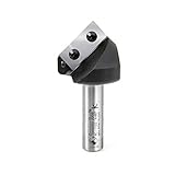 Amana Tool RC-1102 Insert V-Groove 90 Deg x 3/4 CH x 1/2 Inch SHK CNC Router Bit