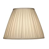 Stiffel ST134 Accessory - 8x16x12 Inch Softback Empire Box Pleat Lamp Shade, Ivory Shadow Finish