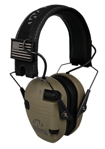 Walker's Standard Earmuffs, Patriot-FDE, One-Size