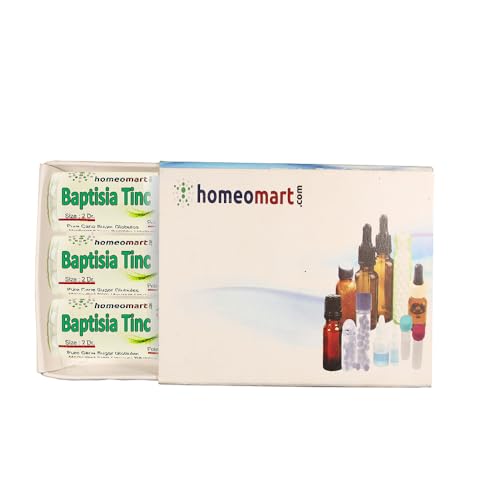 Homeomart.com Baptisia Tinctoria Homeopathy Pellets (Pills) in 1M Potency, Pack of 3