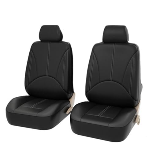 Leather Car Seat Covers for Hyundai i10/Grand i10 LA BA PA/i30 Fastback PD/i40 Sedan 5-Seats Universal Non-Slip Wear-Resistant Vehicle Cushion Covers Front and Rear Seat Cover Interior Accessories