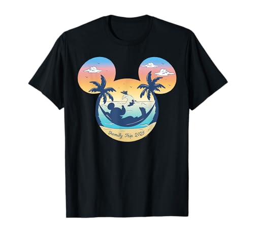 Disney Mickey Mouse Icon "Family Trip 2025" Summer Vacation T-Shirt