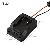 For Battery Adapter For Starlink Battery Adapter For Parkside X20V Team Battery Power Connector Adapter, With DC Power Cable, Wire Terminals