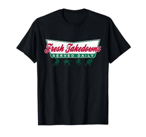 Wrestling - Fresh Takedowns Served Daily! Cool Wrestling T-Shirt
