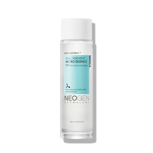 NEOGEN DERMALOGY Real Ferment Micro Essence 5.07 Fl Oz (150ml) - 93% Naturally Fermented Facial Essence, Instantly Hydrates and Delivers Healthy Supple Skin - Korean Skin Care