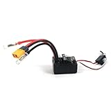 iBlivers 550 12T Brushed RC Motor with 80A Waterproof Brushed ESC for RC Truck Crawlers Tanks Cars Compatible with ARRMA Granite Senton Axial Redcat HSP HPI Wltoys Kyosho HELION