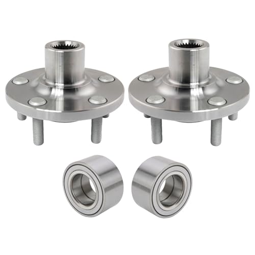TRQ Front Wheel Bearing & Hub Kit Driver & Passenger Side Compatible with 2013-2019 Ford Escape 2015-2019 Lincoln MKC