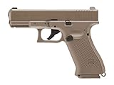 Umarex 2255212 Glock 19X Gen5 .177 Caliber BB Gun Air Pistol, One Size, Tan