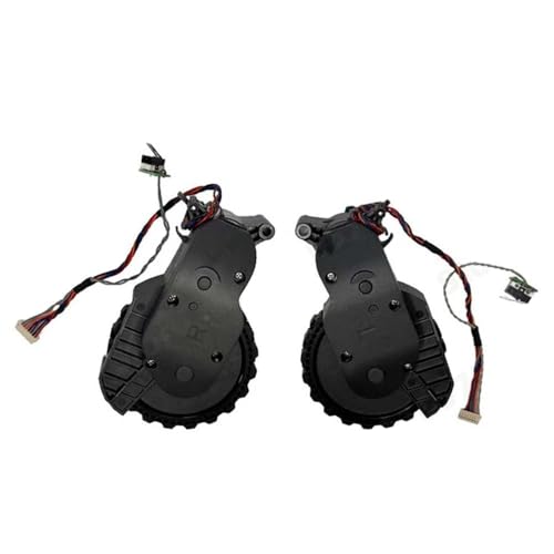 YUYUEMI Vacuum Cleaner Wheel Motor Assembly,Replacement Left/Right Wheel for Roborock S5 Max/S6 Pure/S6 MaxV/E4/S4Max/S7/E5/G10/S7 Pro Vacuum Cleaner Wheel Module Spare Parts (Left l+Right Wheel)