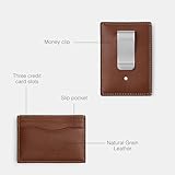 COACH Men's Money Clip Card Case, Redwood, One Size