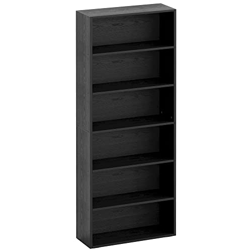 IRONCK Bookshelves and Bookcases Floor Standing 6 Tiers Display Storage Shelves 70 in Tall Bookcase Home Decor Furniture for Home Office, Living Room, Bed Room