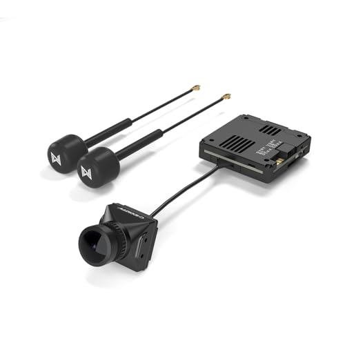 CADDXFPV Walksnail Avatar Pro Kit – Air Unit Pro for FPV Drone with Excellent Night Vision, Gyroflow Support, Digital Transmission System,Dual Antennas, 22ms Low Latency, 4km Max Range, 160° FOV, 1080P/60fps H.265 Video Recording, 1/1.8-inch Starvis II
