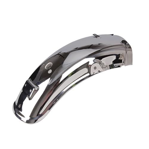 Motorcycle Mudguard for Suzuki for GN125 for GN125F 125-2F for HJ125-8E 125cc Polished Back Chromed Fender Motorcycle Rear Wheel Metal Mudguard Motorbike Rear Fender