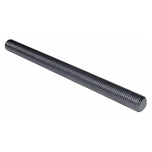 Fully Threaded Rod, 5/16"-24, 3 ft, Steel, Grade 8, Plain Finish
