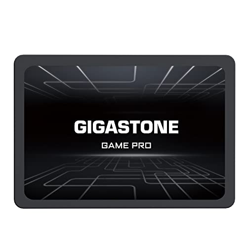 Gigastone SATA SSD 2TB 2.5 inch SSD 530MB/s Upgrade Laptop PC Memory and Storage PS4 HDD Replacement 2.5" Internal Solid State Hard Drives SATA III SLC Cache 3D NAND Game Pro Performance