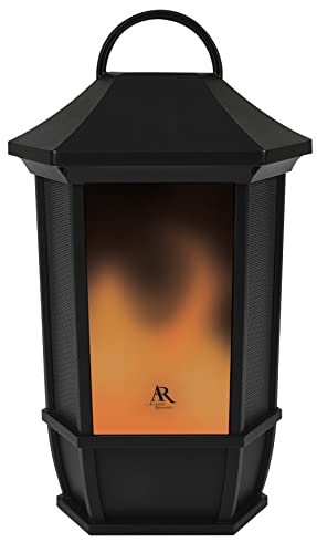 Acoustic Research Sedona 20-Watt Rechargeable Indoor - Outdoor Bluetooth Wireless Speaker w/LED Flickering Flame Light; Portable; Battery or AC Power Option